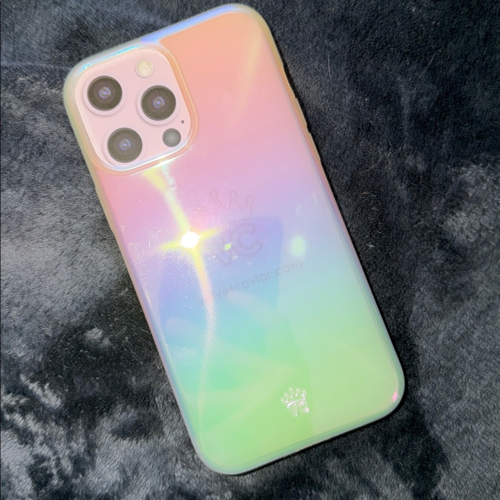 Velvet Caviar Holographic iPhone 13 Pro Max Case